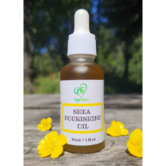 Natural nourishing ingredients in a frosted 30ml/1 fl.oz glass dropper bottle.